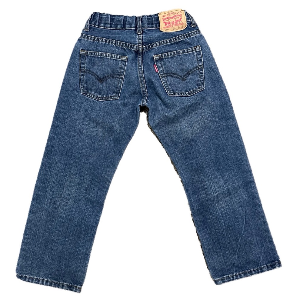 Kids Levi's 505’s Medium Blue Straight-Leg Jeans